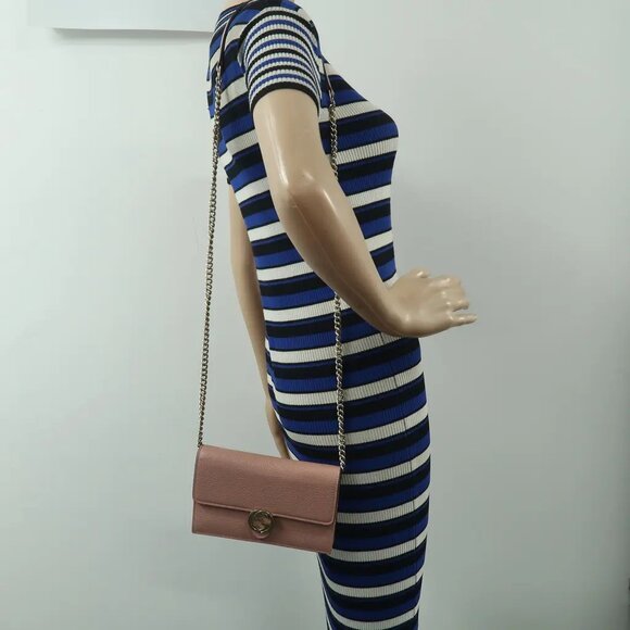 GUCCI Interlocking Pink Leather Shoulder Bag 643-040825 - Picture 12 of 12